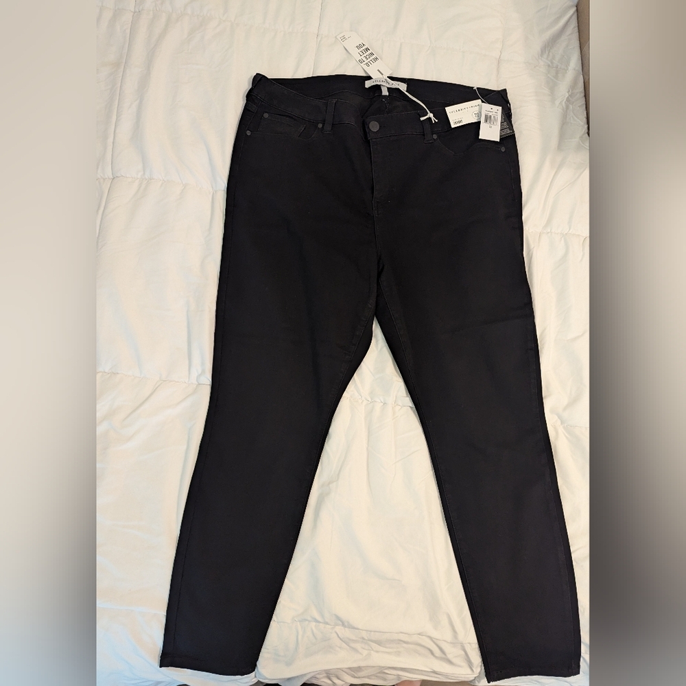 NWT Celebrity Pink Black Jeans Size 22W